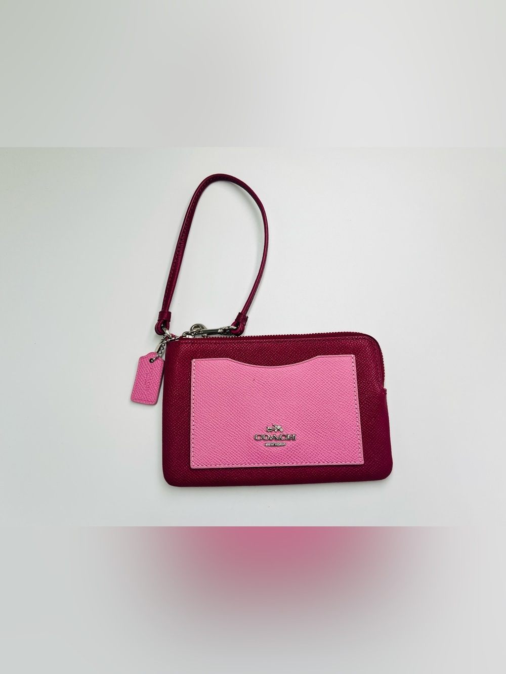 Coach Leather Wristlet Card Case